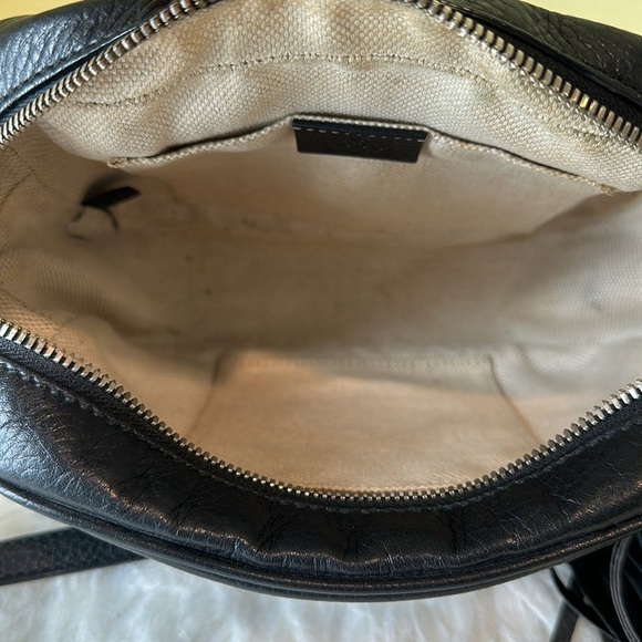 💯Authentic Gucci Soho Disco  Black Leather Crossbody Bag🍀 - Picture 10 of 17